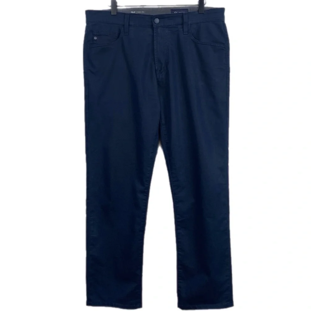 AG Men's Tellis Commuter Performance Airluxe Modern Slim Pants 35W in Bay Bridge